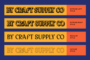 Arbane 3D, a Serif Font by Craft Supply Co. (Thumbnail 2 of 8)