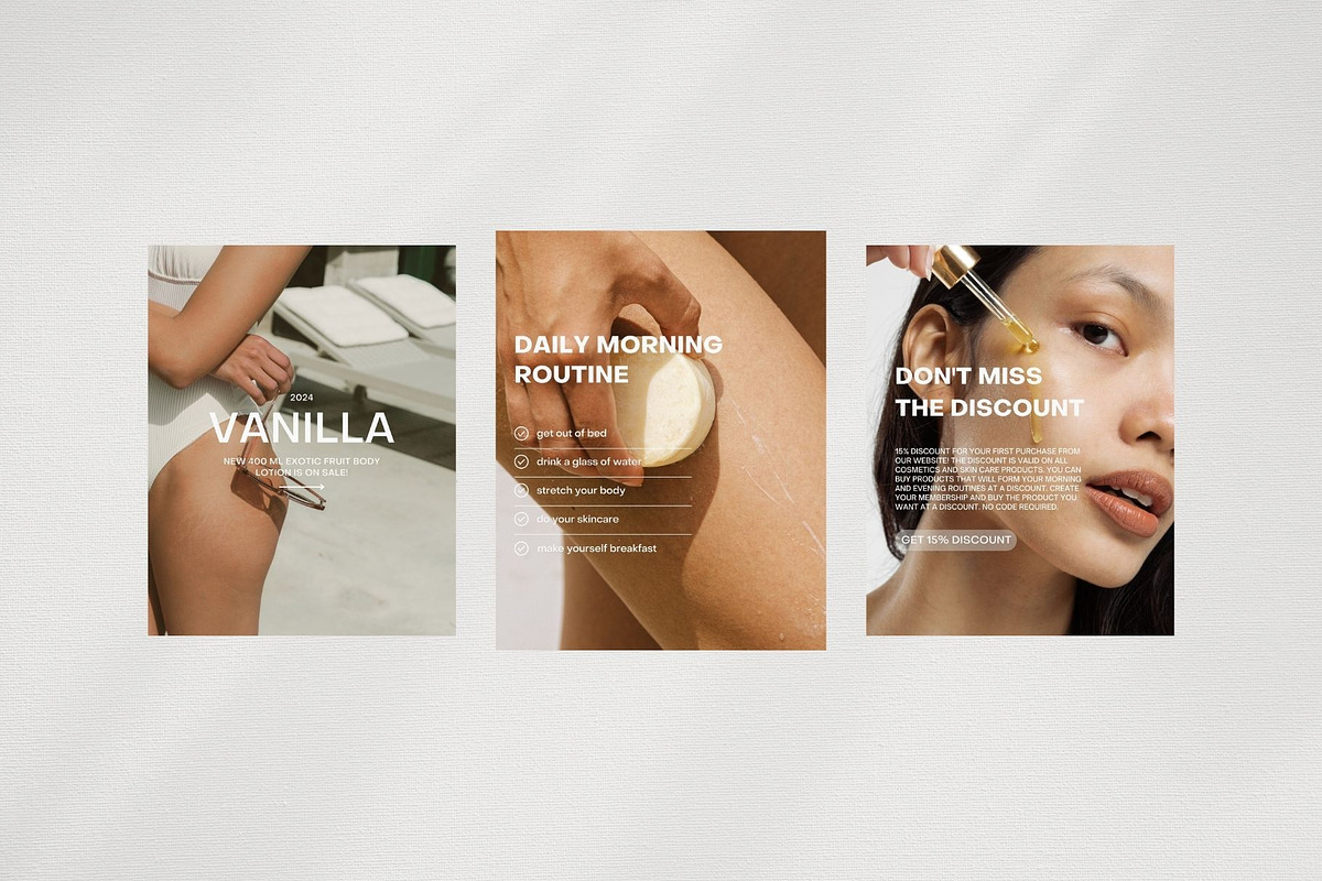 VANILLA / Canva Templates, a Social Media Template by Mia Branding Studio (Photo 2 of 8)