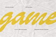 Marino; Brush Script Display Font, a Script Font by Eko Bimantara (Thumbnail 5 of 7)
