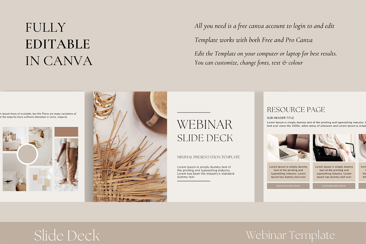 Webinar Slide Deck Presentation, a Templates & Theme by Design Lush Studio (Photo 4 of 9)