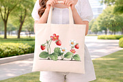 Strawberry Cottage Spring Watercolor, an Illustration by Digital Artistic99 (Thumbnail 8 of 11)