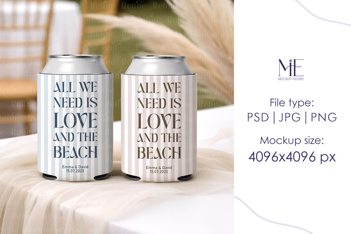 Two Can Cooler Mockup Drink Holder, a Cups & Container Mockup by Mie Mockup Studio (Photo 6 of 8)