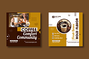 Modern Coffee Shop Social Media Post, a Social Media Template by MightyDesign (Thumbnail 4 of 8)
