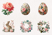 Watercolor Easter Clipart, an Illustration by CreationArt (Thumbnail 4 of 10)