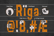 Inkdust - Distressed Vintage Sans, a Sans Serif Font by Typia Nesia (Thumbnail 6 of 9)