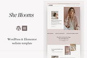 SheBlooms | WordPress, Elementor pro, a WordPress Template by DesignWithCris (Thumbnail 1 of 5)