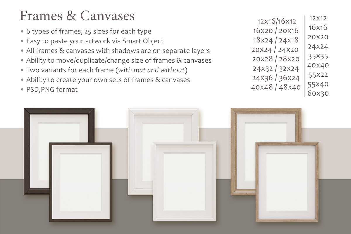 GRASIE'S HOME Wall&Frame Mockups, a Poster Template by MyHomeMockups (Photo 2 of 12)