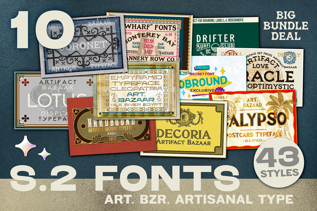 Season 2 Artifact Font Collection, a Sans Serif Font by Artifact Bazaar (Photo 1 of 9)