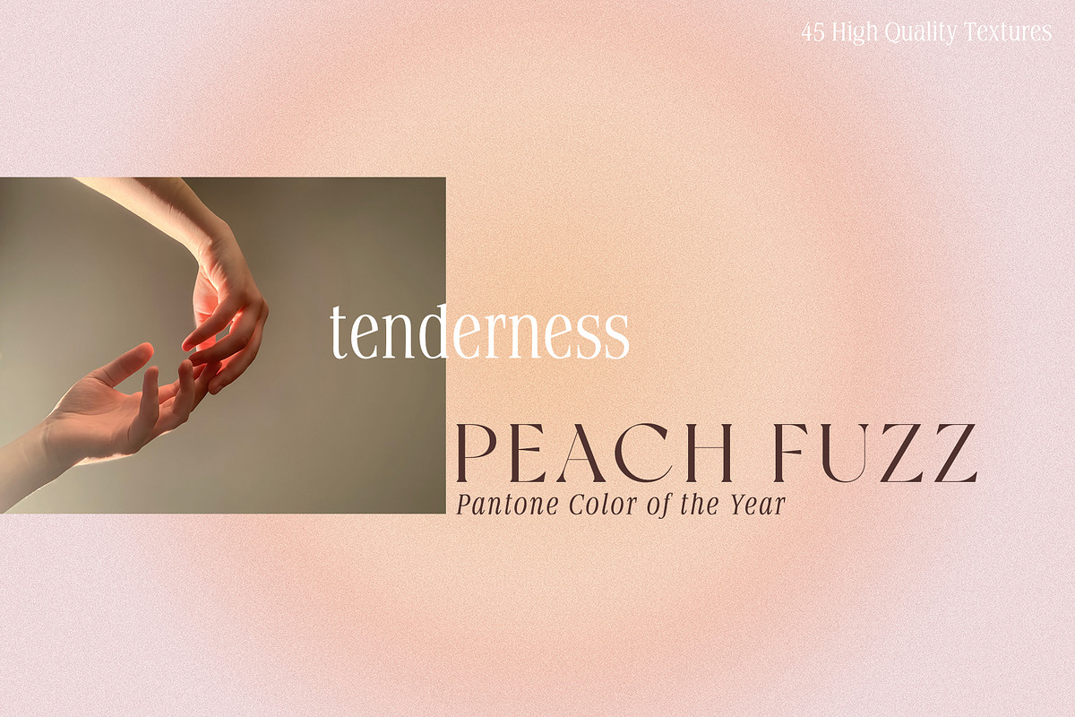 Peach Gradient Texture Backgrounds, a Texture Graphic by Oksana Trygub (Photo 3 of 9)