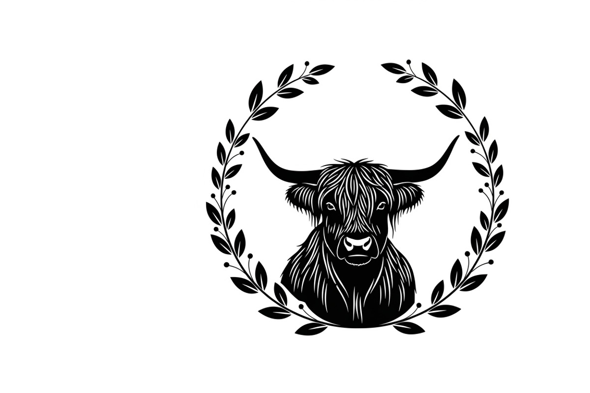 Rustic Highland cow wall art design, an Illustration by Amazin_art (Photo 37 of 40)