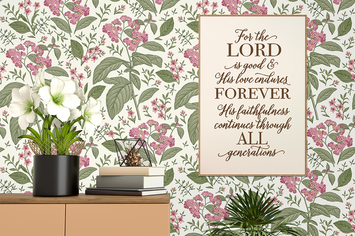 Seamless Flowers heliotrope pattern, a Pattern Graphic by Vintage (Photo 10 of 16)