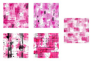 Messy Pink Brushstroke Digital paper, an Illustration by Designworld (Thumbnail 4 of 5)