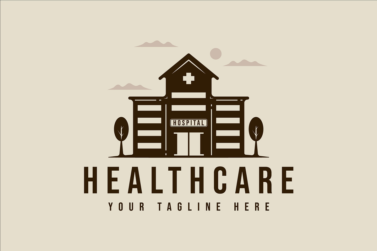 hospital building logo vector design, a Branding & Logo Template by zyxroun shop