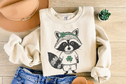 Funny Raccoon St Patricks Day PNG,, an Illustration by SharpMarketplace (Thumbnail 8 of 9)