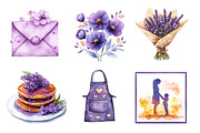 Purple Mother's Day Clipart, an Illustration by Dream Creation (Thumbnail 3 of 6)