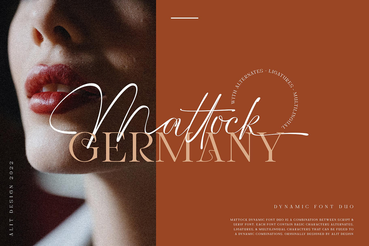 Mattock Germany Font Duo, a Script Font by alit design (Photo 1 of 21)