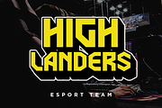 Herona – Esport Logo Fonts, a Sans Serif Font by Konstantine Studio (Thumbnail 2 of 3)