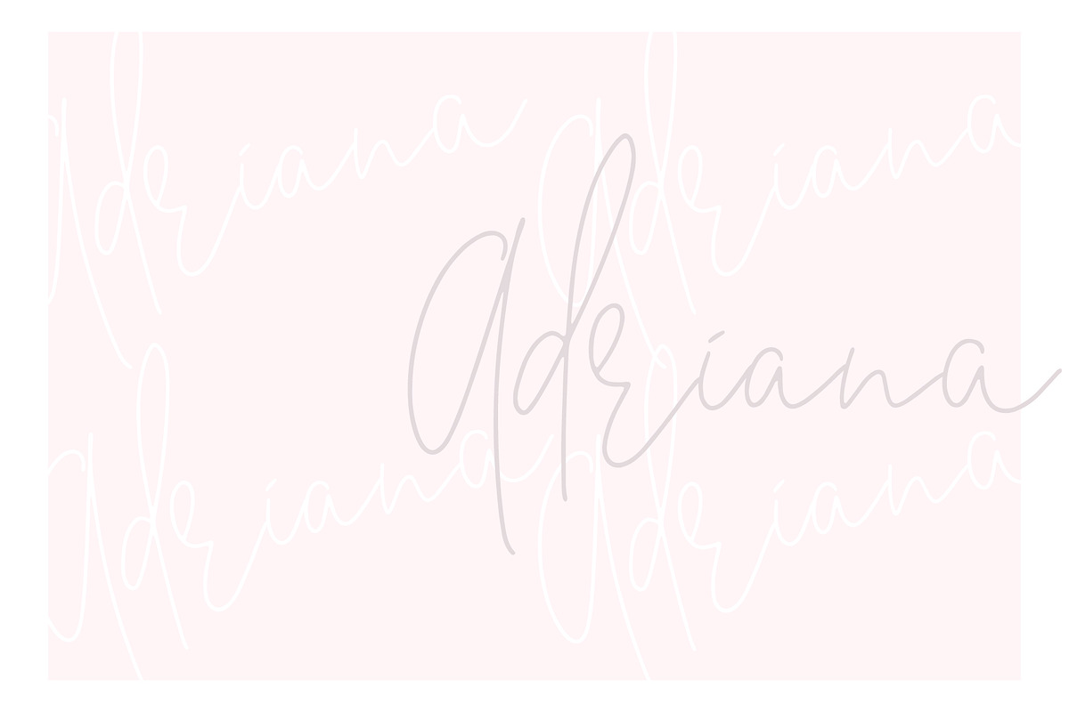 Mont Kiara Script Font preview 7