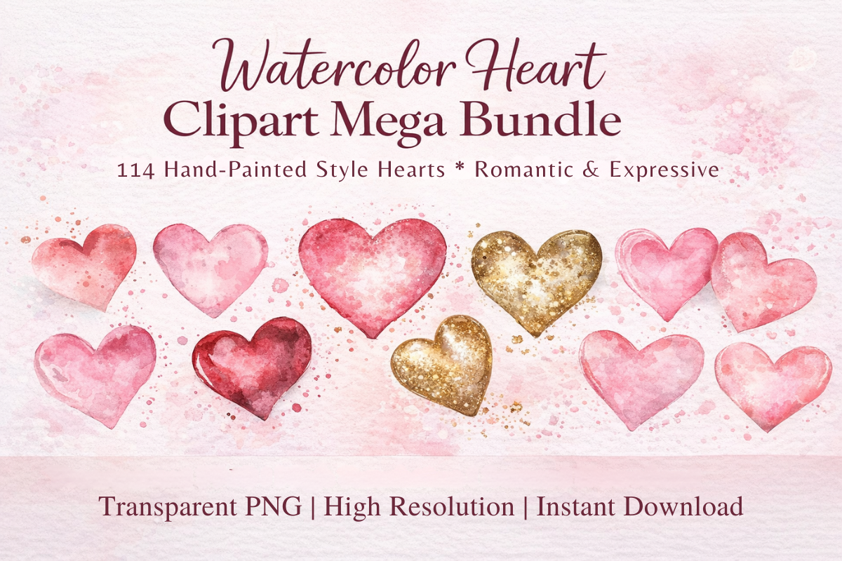 Valentine Scene Builder Kit, a Seasonal Illustration by Daffodil Dream Studio (Photo 9 of 11)