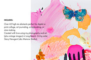 Floral Abstract Collage Kit | PNGs, a Graphic by Memow Studio (Thumbnail 4 of 7)