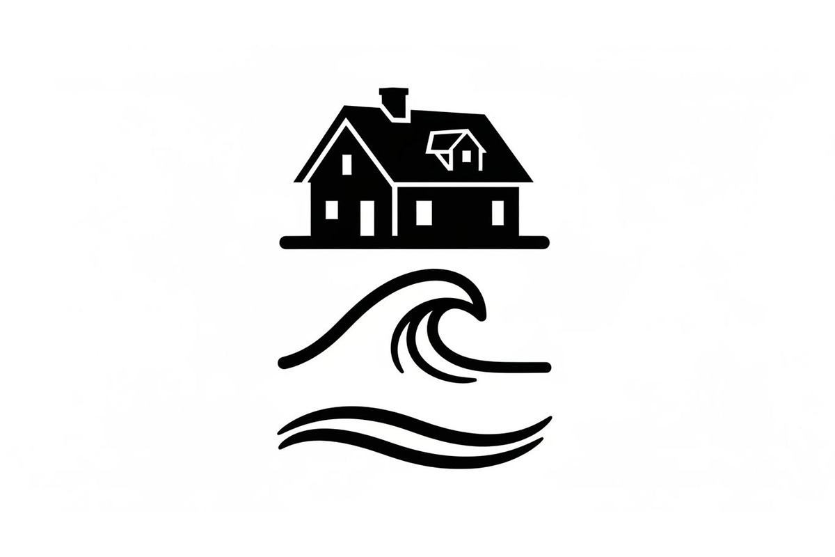 50 Flooded Home Silhouette Bundle, an Illustration by Designs_River (Photo 9 of 51)