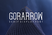 Gorarrow - Font, a Serif Font by artchiles_design (Thumbnail 3 of 5)