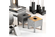 Decorative table set 1, an Object 3D Model by Archidizer (Thumbnail 3 of 6)