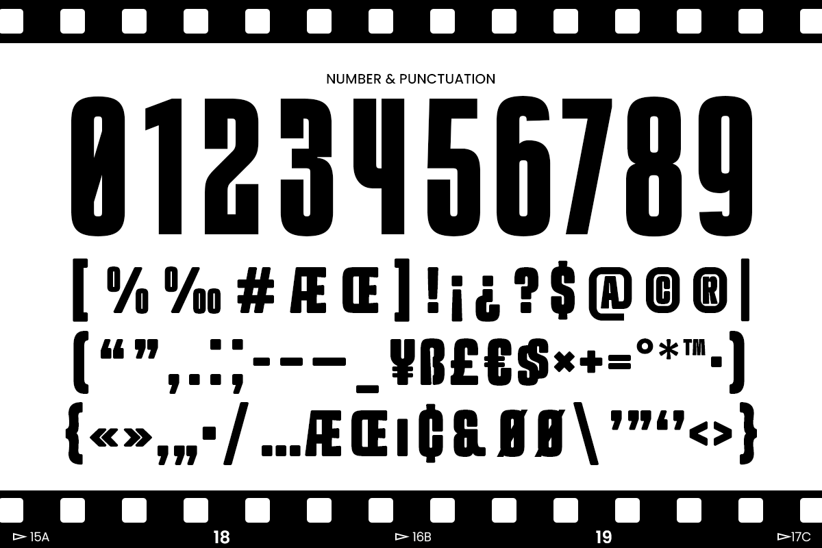Casting - Modern Movie Credit Font, a Sans Serif Font by TokoPress (Photo 10 of 12)