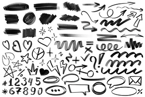 Marker Scribbles Pack