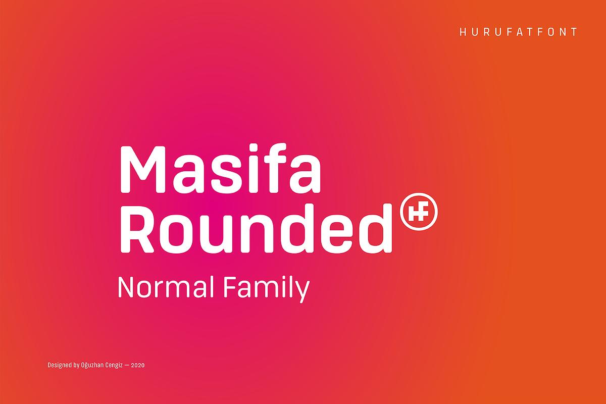 Masifa Rounded Normal, a Sans Serif Font by Hurufatfont (Photo 1 of 13)