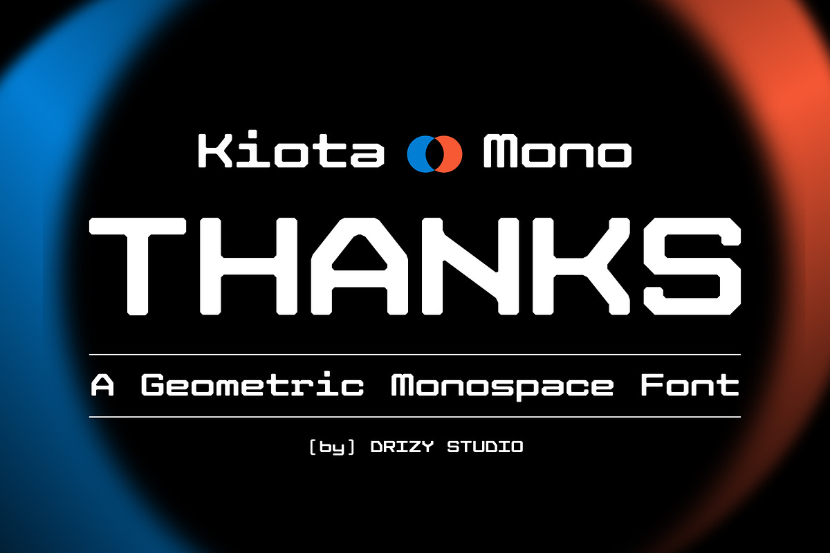 Kiota Mono – Geometric Monospace, a Sans Serif Font by Drizy (Photo 10 of 10)