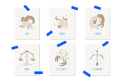 Zodiac Illustrations, an Animal Illustration by line & plane (Thumbnail 2 of 10)