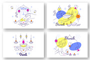 8 Diwali Vector Illustration, a Seasonal Illustration by denayunebgt (Thumbnail 2 of 4)