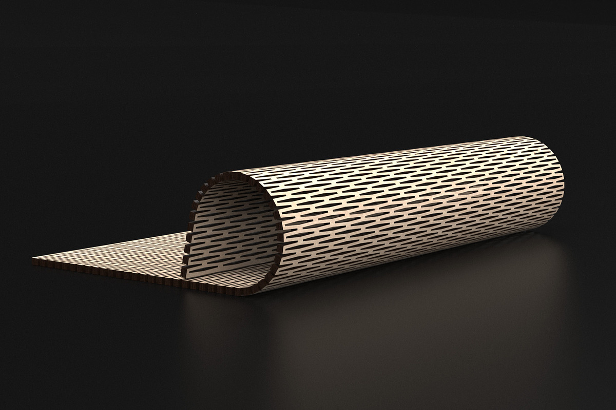 Flexible Living Hinges Laser Files, an Object Graphic by ThemeXDigital (Photo 6 of 9)