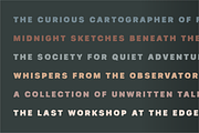 Kniga - Rugged Eroded Typeface, a Sans Serif Font by alpercakici (Thumbnail 12 of 19)