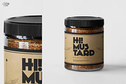 Mustard Jar Mockup, a Cups & Container Mockup by Denny's Mock-ups (Thumbnail 3 of 8)