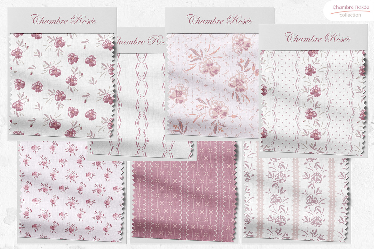 Chambre Rosée - Seamless Patterns, a Pattern Graphic by InaCorart (Photo 6 of 8)