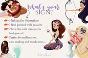 Zodiac girls, an Illustration by Fantom Fifi Art (Thumbnail 2 of 7)