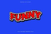 3D Cartoon Funny Text Effect Comic, a Layer Style Add-On by Posterfello (Thumbnail 1 of 3)