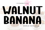 Walnut Banana, a Script Font by FreshTypeINK (Thumbnail 1 of 8)
