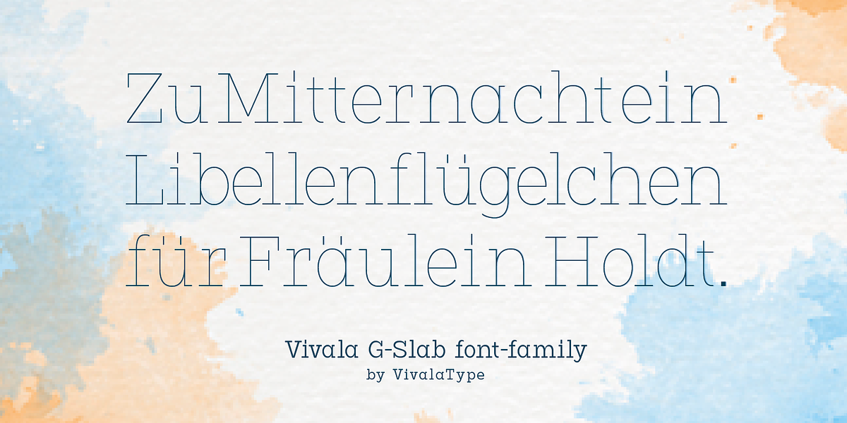 Vivala G-Slab, a Slab Serif Font by Johannes Hoffmann (Photo 3 of 8)