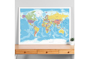 Vector World Map - Large&Detailed, a Decorative Illustration by PorcuPen Works (Thumbnail 9 of 9)