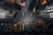 All Black Affair, a Flyer Template by darkmonarch (Thumbnail 3 of 3)