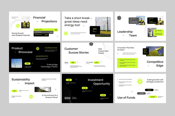 Energy Solution Pitch Deck Keynote preview 6