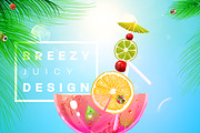 100+ Summer Backgrounds. Vector, a Food Illustration by Anna Ozerina (Thumbnail 5 of 35)