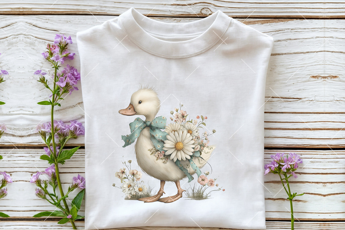 Whimsical Summer Goose Clipart, an Illustration by OK Design (Photo 5 of 6)