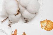 Cute Cat Clipart Set, a Decorative Illustration by Pati Charm Studio (Thumbnail 8 of 8)
