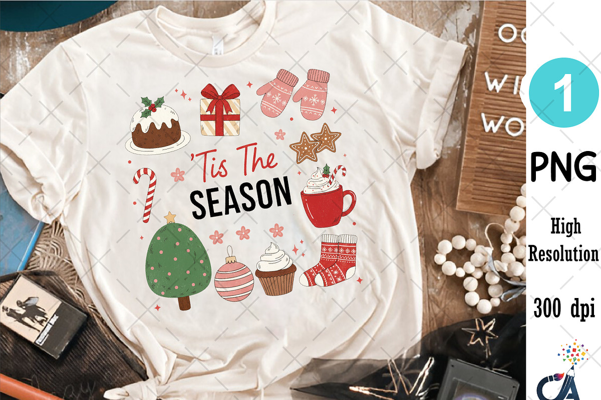 Tis The Season, Christmas Season Png, an Illustration by Creative Art (Photo 4 of 6)