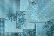 Teal wedding scrapbook paper linen, a Texture Graphic by Area (Thumbnail 1 of 7)