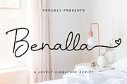 Benalla, a Script Font by AEN Creative Studio (Thumbnail 1 of 8)